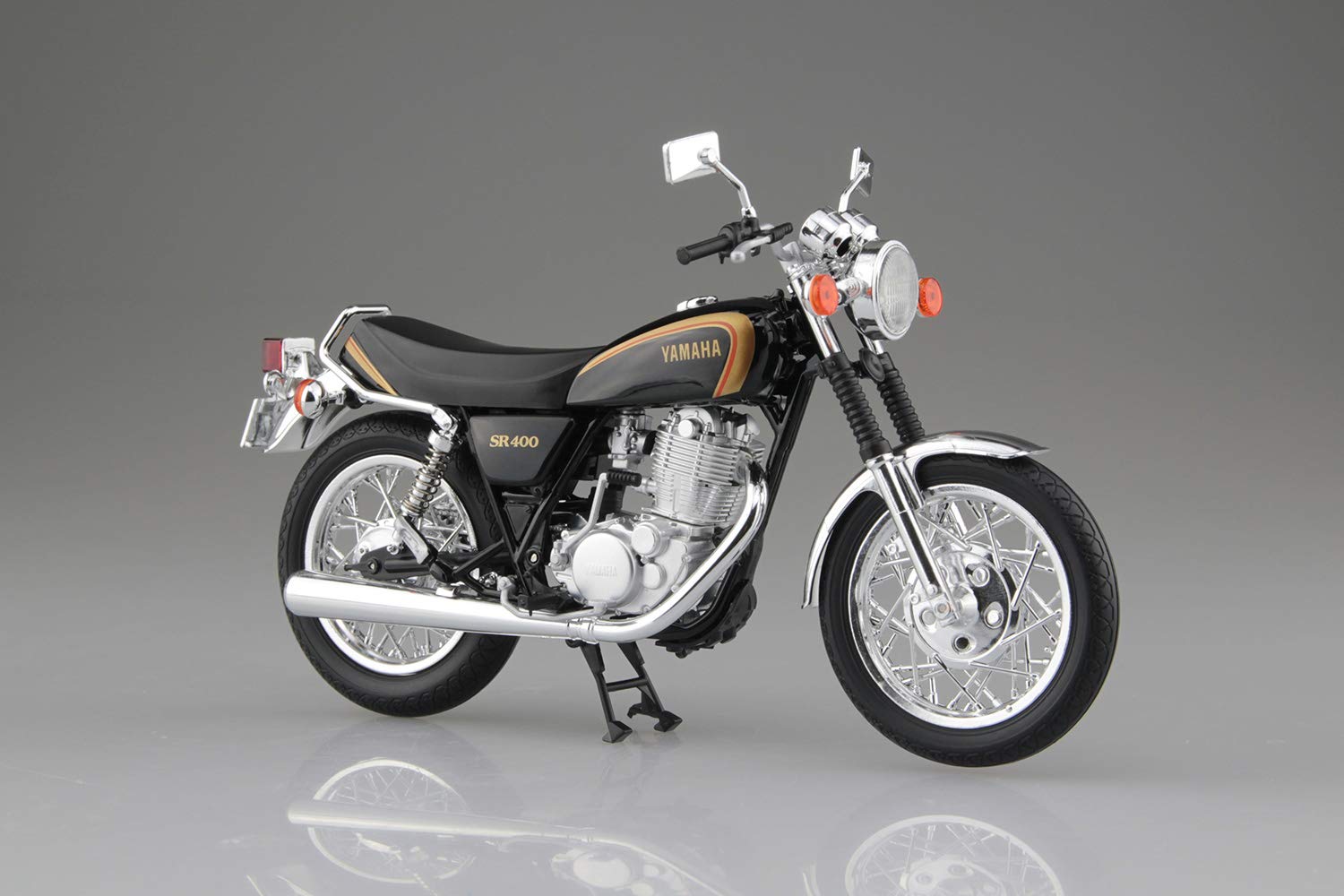 Amazon | スカイネット 1/12 完成品バイク ヤマハ SR400 ブラック
